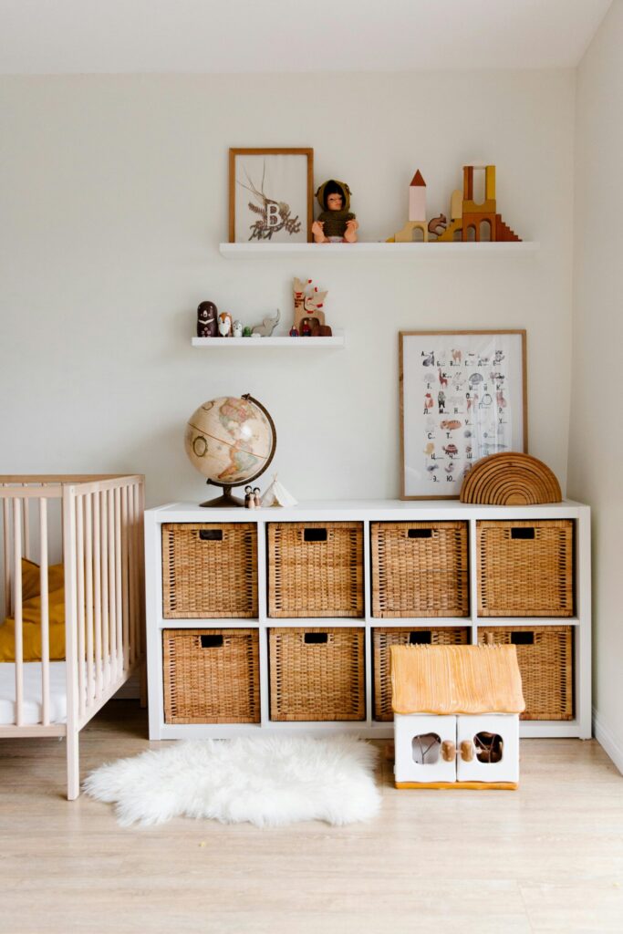 parents sharing small room with baby ideas